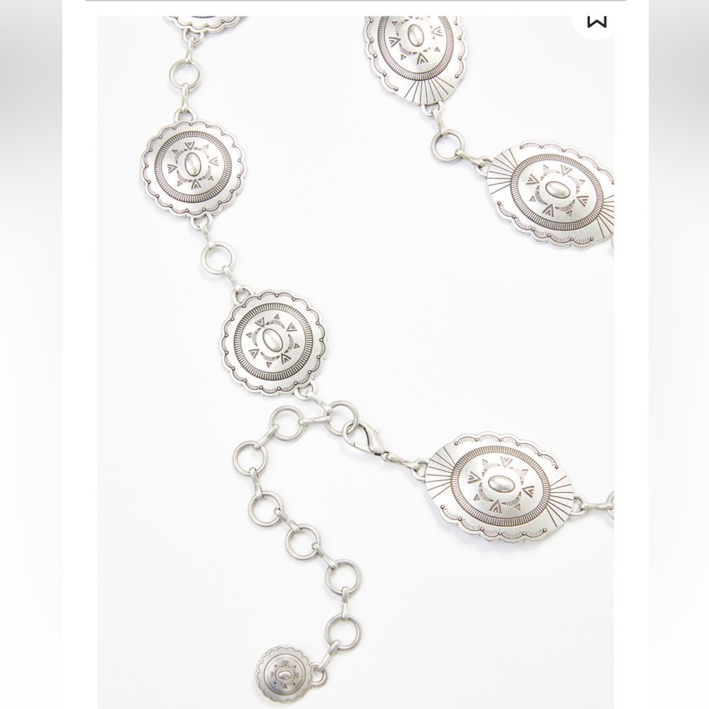 Miranda Lambert Idyllwind silver spur chain belt - Picture 3 of 4